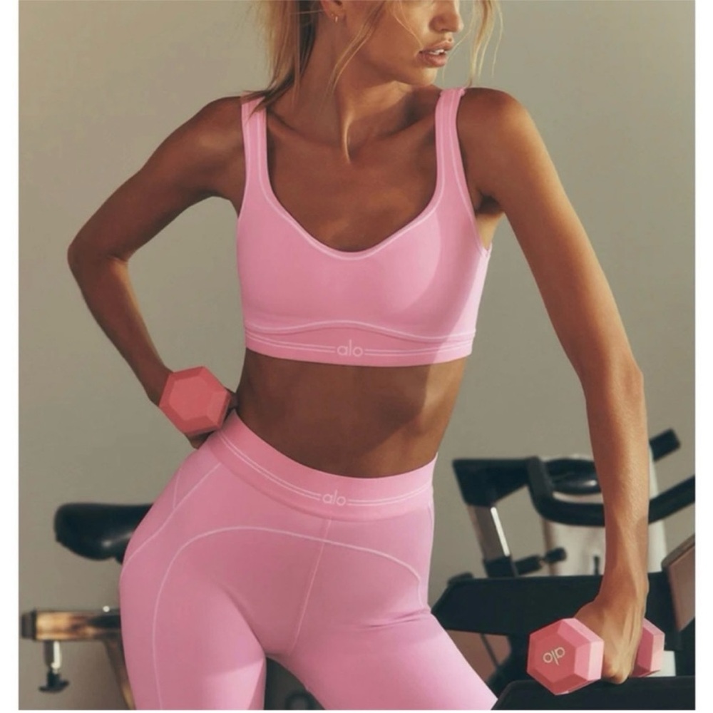 ALO Yoga Pink Sports Bra